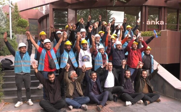 Fernas Madencilik işçileri açlık grevine ara verdi, patronla görüşmek için Soma'ya dönüyor