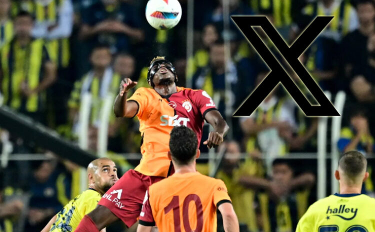 Galatasaray ve Fenerbahçe X'te Avrupa'nın ilk 10'unda