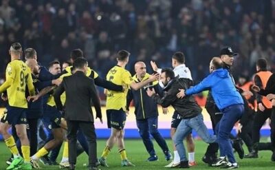 Olaylı Trabzonspor-Fenerbahçe maçında kavgaya karışan yedi futbolcu hakkında karar çıktı