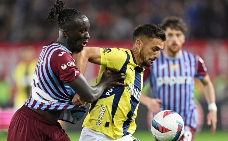 Trabzon'daki heyecan fırtınasında kazanan Fenerbahçe