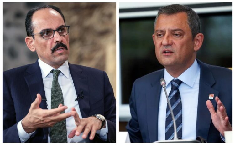 MİT Başkanı İbrahim Kalın, akşam saatlerinde Özgür Özel'i aramış