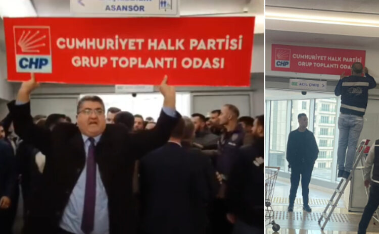 Esenyurt Belediyesi abluka altında: CHP’lilerin girişi engellendi, tabela indirildi