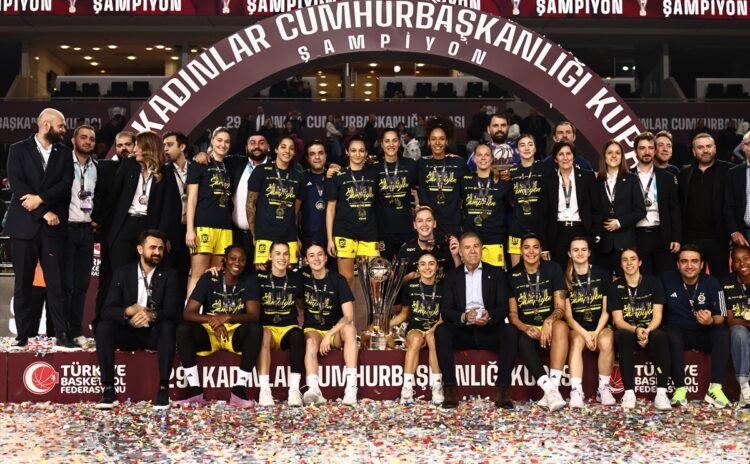 Kadınlar Cumhurbaşkanlığı Kupası'nda şampiyon 13'üncü kez Fenerbahçe