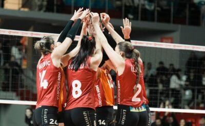 Sultanlar Ligi’ndeki derbide Galatasaray, Beşiktaş’a set vermedi