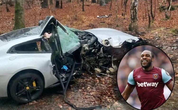 Trafik kazası geçiren Michail Antonio'nun bacağı kırıldı