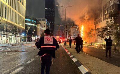 Husi füzesi Tel Aviv’i vurdu