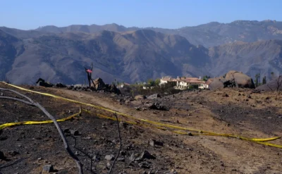 Los Angeles yangınının başladığı nokta “suç mahalli” olarak işaretli