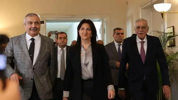 DEM Parti heyetinin ziyaret ettiği Demirtaş'tan 'sürece destek' açıklaması: Güven verici somut adımlar hızla atılmalı