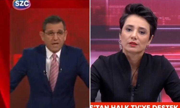 Sözcü TV’de Fatih Portakal, gözaltına alınan gazeteciler için tuhaf bir yorum yaptı, HalkTV’de Şule Aydın ona çok kızdı