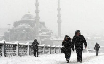 İstanbul’a çarşambadan itibaren kar geliyor, bu kez yerde 10 cm kar da olabilir