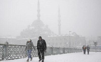 Hava ansızın soğudu, bu akşam İstanbul’da karla karışık yağmur var