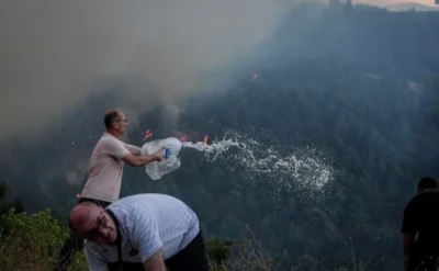 Orman yangını çaresizliği