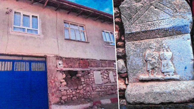 Tuhaf haber: Muhtar evin duvarından tarihi eser çaldı, tutuklandı!