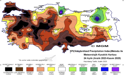 Kuraklığın böylesi… Sonbahar yağışları uzun yıllar ortalamasına göre yüzde 18 azaldı