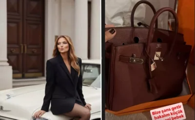 Demet Akalın Hermes’ten çanta aldı, çok sevindi