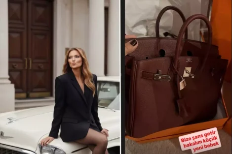 Demet Akalın Hermes’ten çanta aldı, çok sevindi