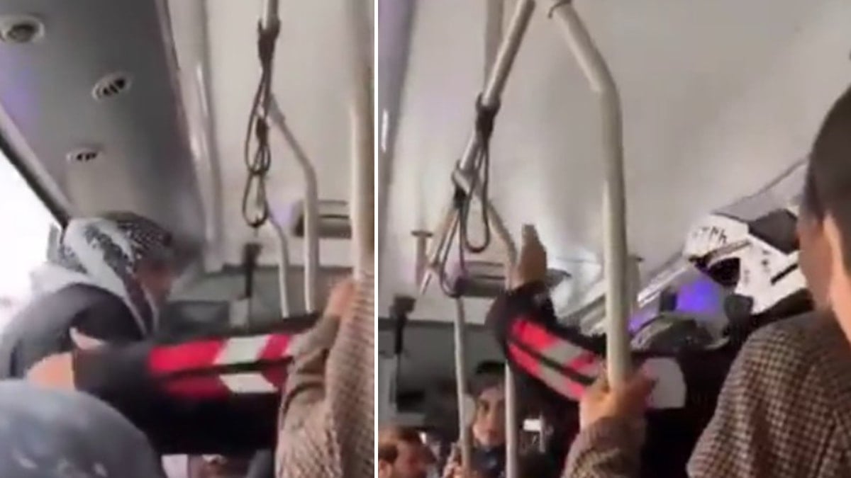 Erdoğan’a hakarete ‘suçüstü’: Otobüs durdurulup gözaltına alındı