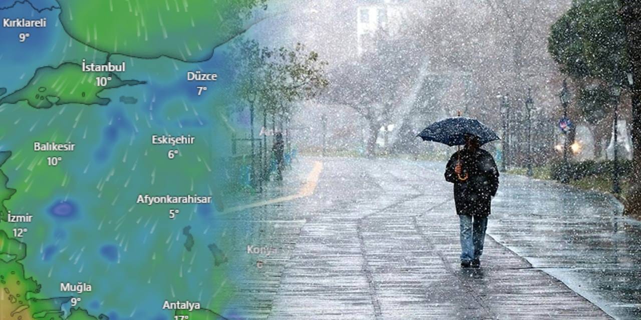 Meteoroloji’den kar ve sağanak uyarısı