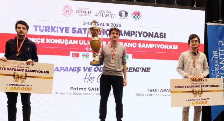 2025 Türkiye satranç şampiyonu Işık Can oldu