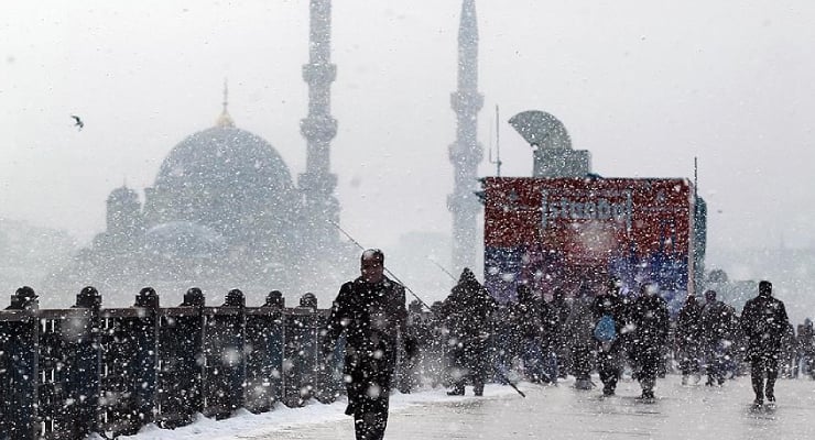 Kandilli: Yılbaşı haftası İstanbul’da lapa lapa kar yağacak