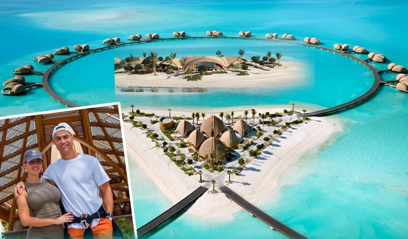 Suudlar Ronaldo için Kızıldeniz’e özel ada yaptı