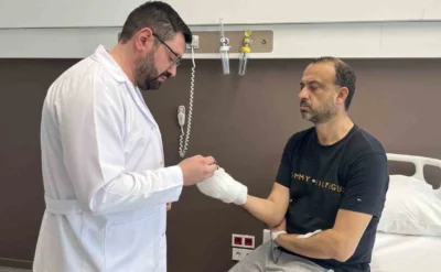 Kopan parmağını buz poşetine koyup Türkiye’ye getirdi