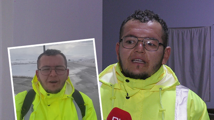 Umre’ye yürüyor, altıncı gün Bingöl’e ulaştı: ‘İlahi aşk biraz ağır bastı’