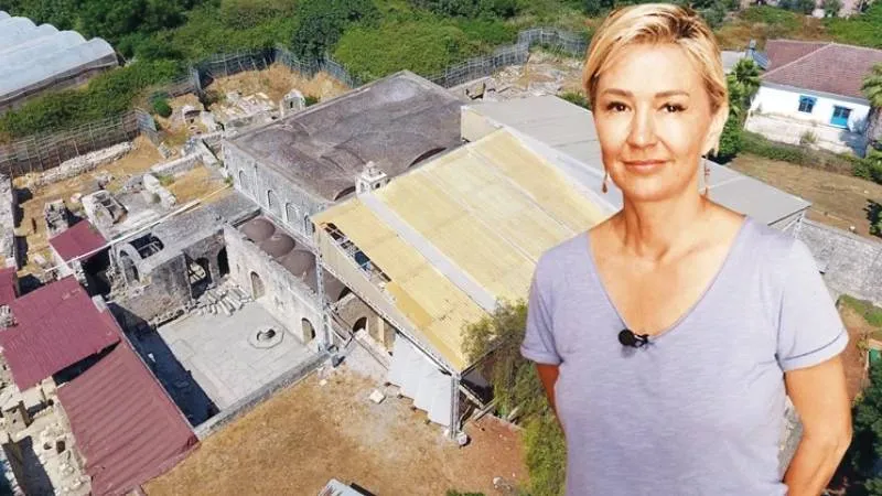 Müze müdürü tarihi kilisenin malzemesini villa inşaatında kullandı