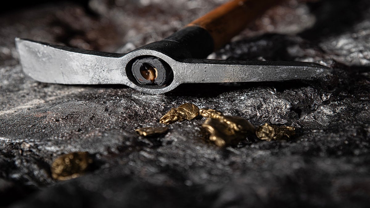 Toprağın altından altın takı fışkırdı