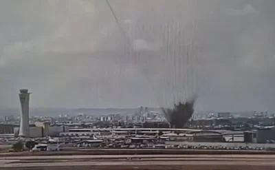 İran, İsrail’in en büyük havalimanını vurdu