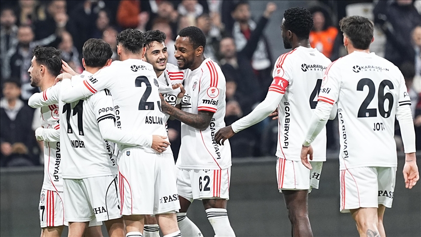 Beşiktaş farklı kazandı, çeyrek finale çıktı
