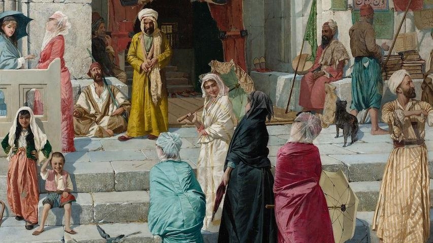 Londra’da satılık bir Osman Hamdi Bey resmi