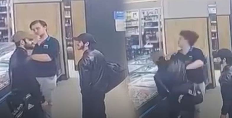 Yakalanacağını anrlayınca market çalışanını tek yumrukta yere serdi