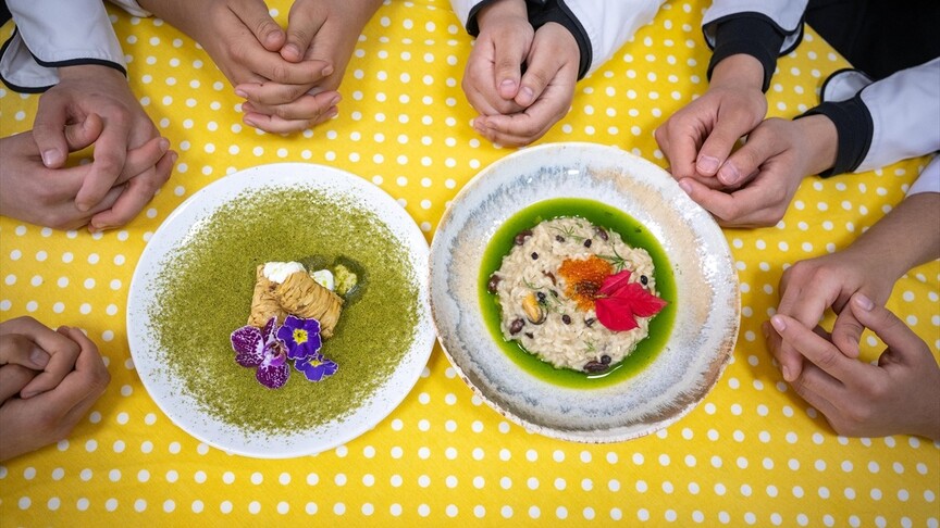 Liseli şeflerin hazırladığı tabaklar 12 madalya getirdi